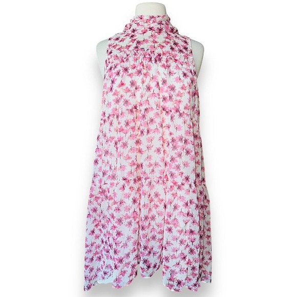 FP1 ML MONIQUE LHUILLIER Tiered Trapeze Cocktail Dress...